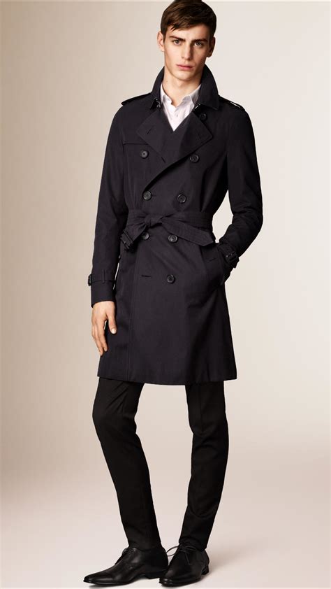 burberry sandringham navy|burberry sandringham trench coat men's.